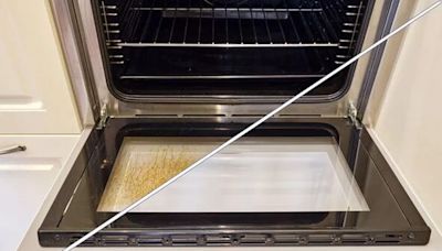 Woman's 'miracle' oven cleaning tip has grease sliding off in minutes