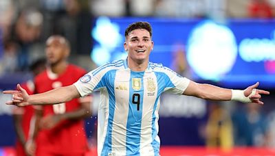 Argentina 2-0 Canada: Messi and Alvarez score in Copa America semi