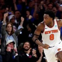 New York's OG Anunoby has been ruled out of game three of the Knicks' NBA Eastern Conference semi-final series against the Indiana Pacers with a hamstring injury