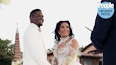 Josie Hart Married Blair Underwood in a Swarovski Crystal-Covered Gown That Took Over 2,000 Hours to Make (Exclusive)
