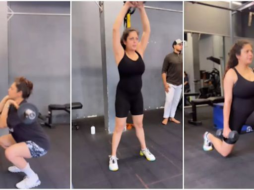 Mom-To-Be Drashti Dhami's Workout Session Will Inspire You To Hit The Gym - Watch