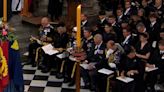 Prince Edward wipes tears during Queen's funeral ceremony