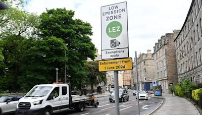 Edinburgh Council issues more than 6,000 LEZ fines in a month