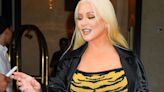 Completely Obsessed With Christina Aguilera Wearing a Tiger-Print Catsuit in NYC