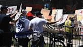 Dueling Pro-Palestinian, Pro-Israel protests get heated at UCLA