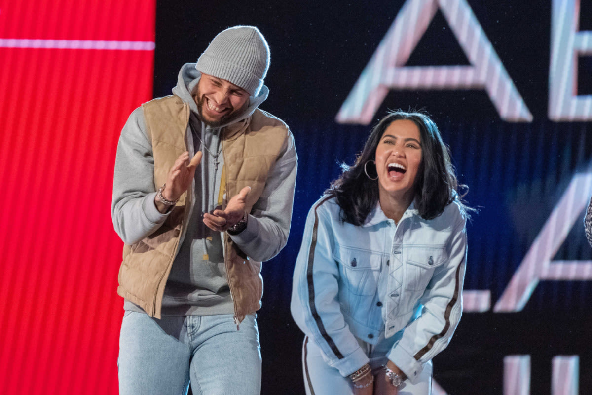 Ayesha Curry Shrieking Over Cameron Brink's Big Announcement