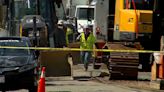 More than 50 people evacuated after work crews strikes gas line