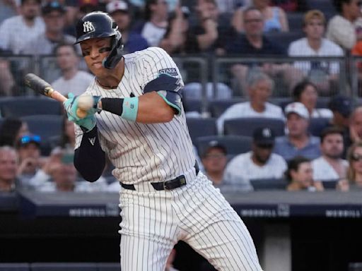 Aaron Judge homers in return to Yankees' lineup against Orioles, 2 days after being hit by a pitch