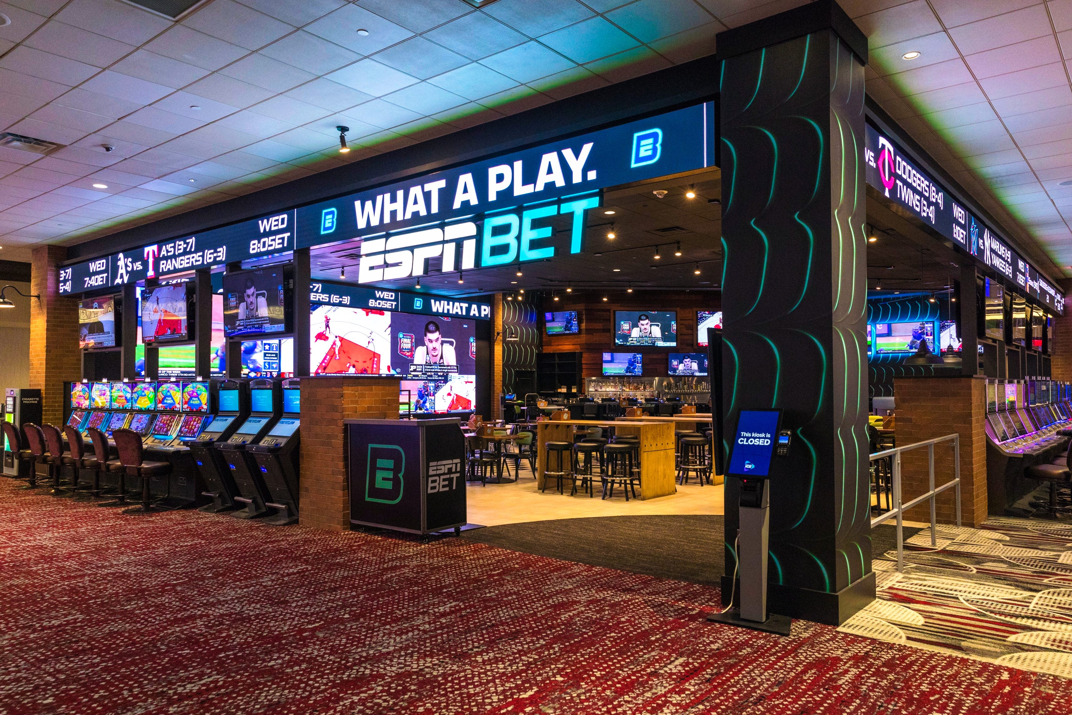 First ESPN BET sportsbook retail location opens inside Hollywood Casino at Greektown