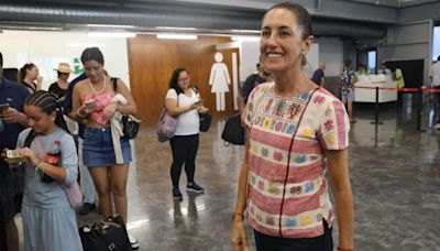 Claudia Sheinbaum regresa a CDMX tras concluir su séptima gira