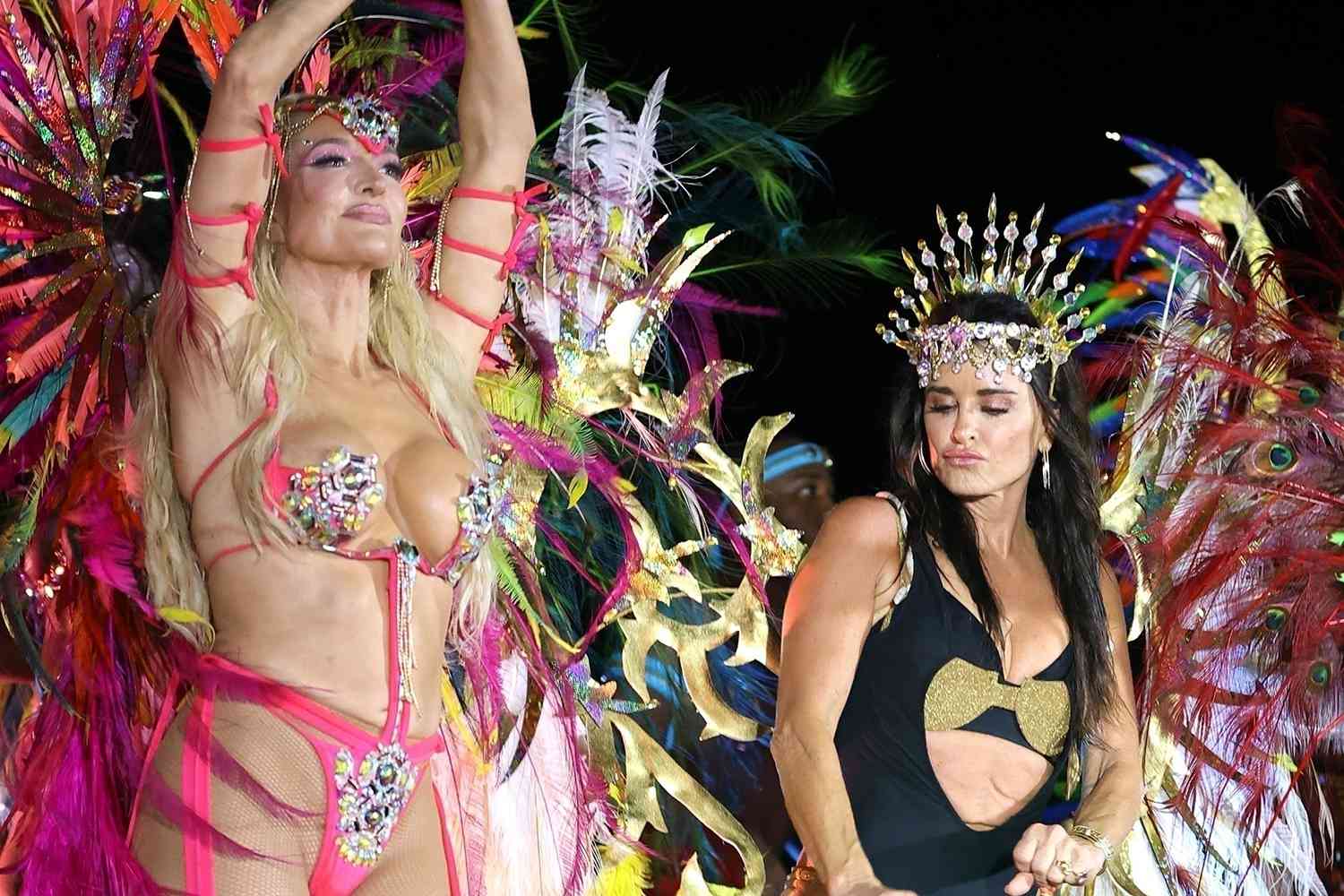 'The Real Housewives of Beverly Hills' Cast Shake Their Tail Feathers as Carnival Showgirls — See the Photos!