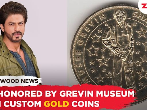 Shah Rukh Khan Receives Special Gold Coins From Grevin Museum Of Paris