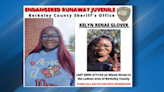 Berkeley County Sheriff's Office seeks help locating endangered runaway 15-year-old