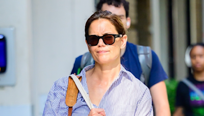 Katie Holmes Makes This "Ugly" Denim Trend Look So Cool