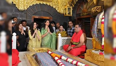 Shraddha Kapoor Visits Shirdi Sai Baba Temple To Celebrate Stree 2's 50-Day Run In Theatres