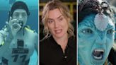 Kate Winslet self-identifies as a water person — 'all Titanic jokes aside' — in Avatar 2 set video