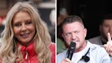 Carol Vorderman suggests 'Rwanda' for Tommy Robinson after immigration arrest