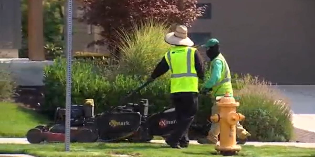 Portland metro outdoor workers adjust hours amid heat, air quality advisory