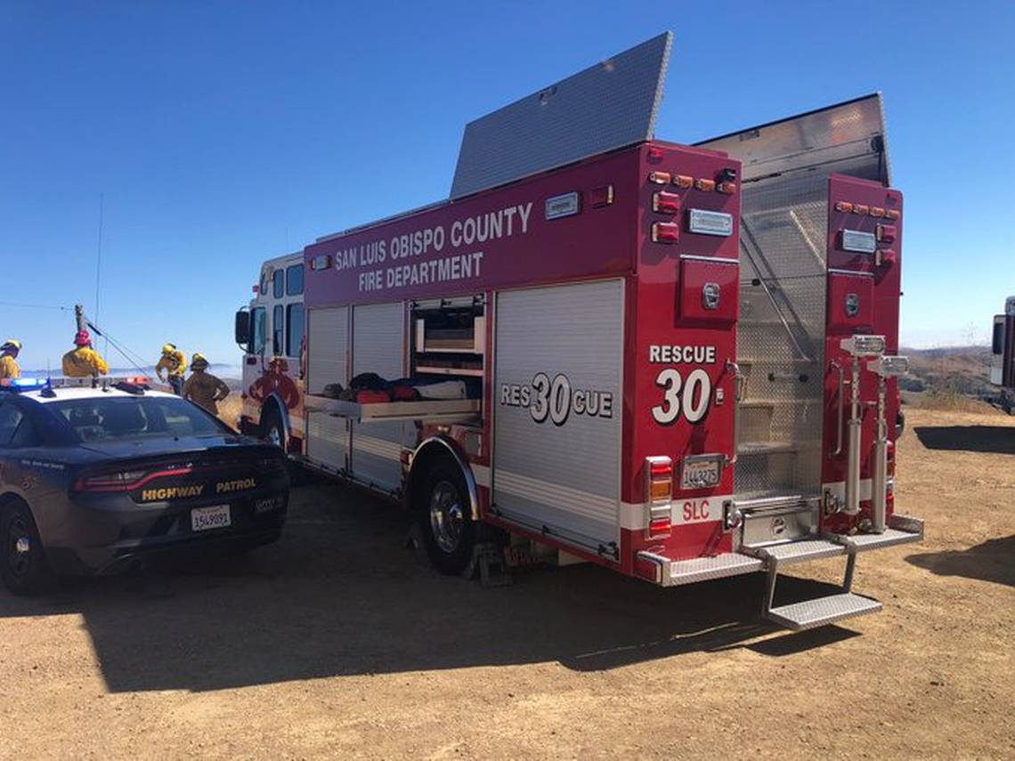 Crash victim airlifted after Tesla plummets 200 feet off Highway 46 in north SLO County