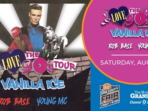 Vanilla Ice and other 90s icons coming to Erie County Fair