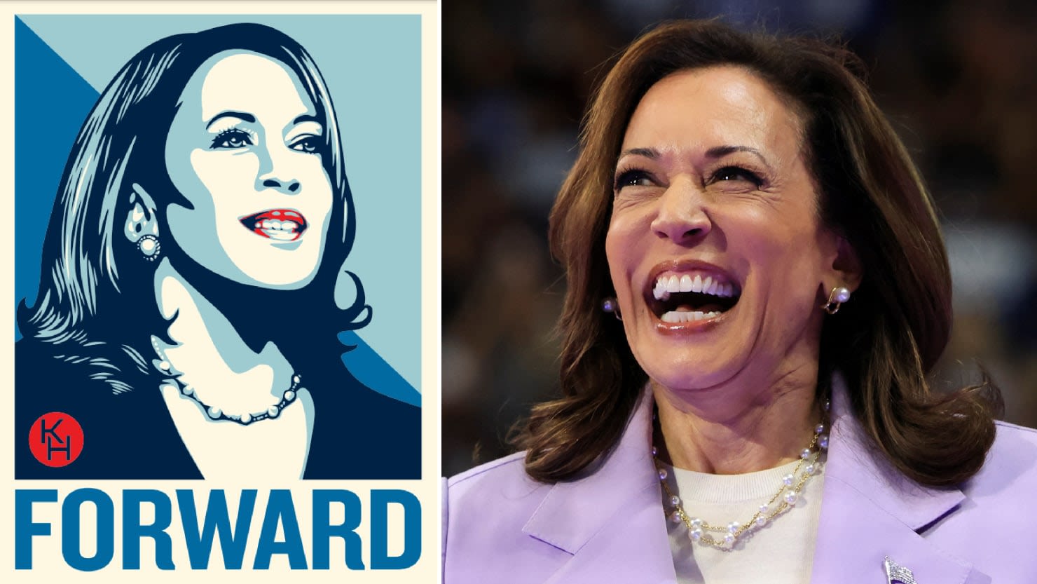 Artist Behind Obama’s Iconic ‘HOPE’ Poster Unveils One for Harris