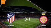 Atlético de Madrid gana 3-1 en su estadio frente a Girona