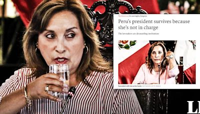 Diario The Economist sobre Dina Boluarte: "Sobrevive porque no está al mando"