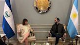 Patricia Bullrich se reunió con Nayib Bukele en el El Salvador y lanzó críticas al kirchnerismo