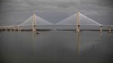 Ship at full throttle in harbor causes major South Carolina bridge to close until it passes safely