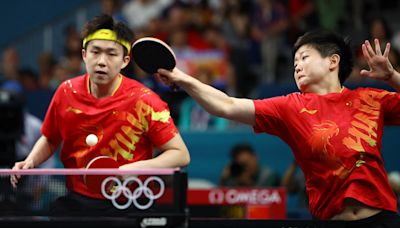 Table Tennis-China's Wang and Sun win mixed doubles gold