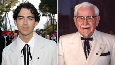 Fans are Comparing Joe Jonas’ Cannes Look to KFC’s Colonel Sanders — and the Singer Just Co-Signed
