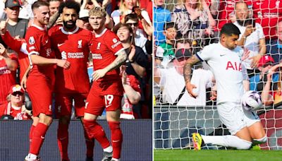 El brillante pase de Alexis Mac Allister y la espectacular salvada del Cuti Romero en la goleada del Liverpool 4-2 ante el Tottenham