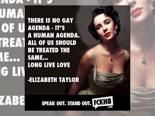 Fact Check: Elizabeth Taylor Once Said, 'There Is No Gay Agenda. It’s a Human Agenda.’ Here's the Backstory