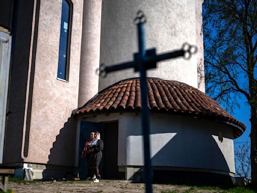 Damaged in war, a vibrant church in Ukraine rises as a symbol of the country's faith and culture