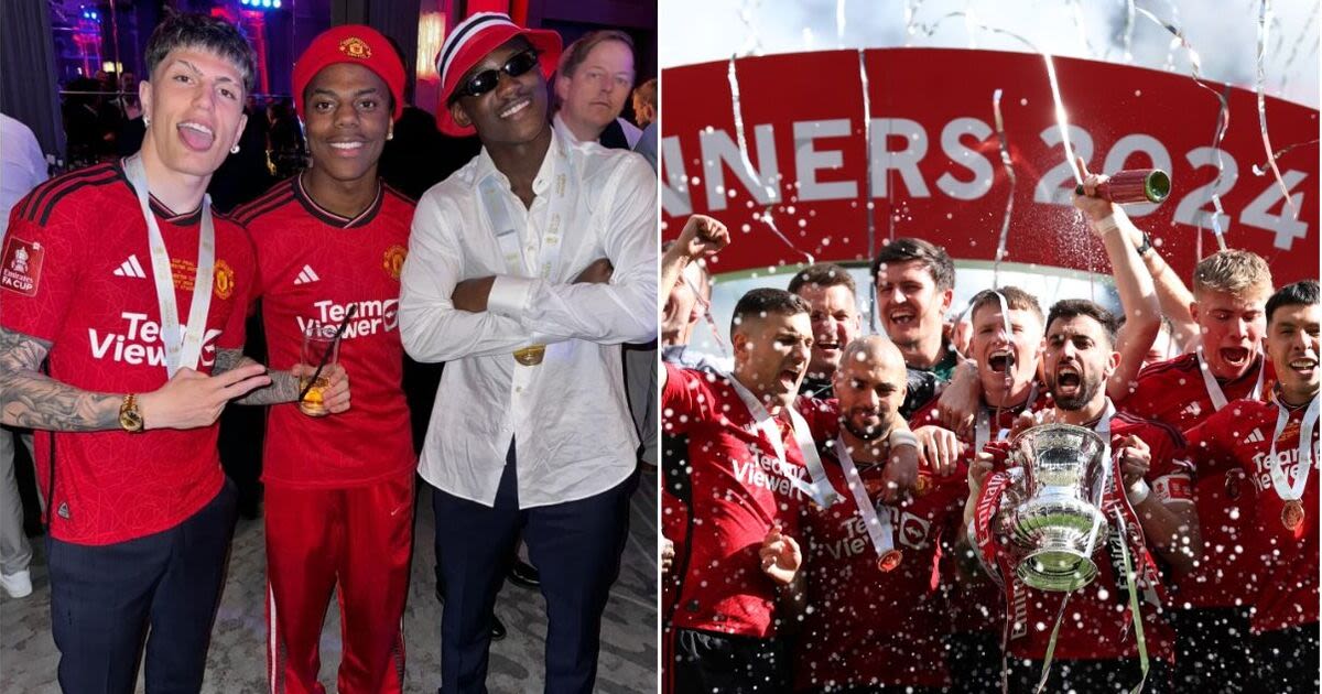 Man Utd staff 'furious' at Youtuber IShowSpeed turning up at FA Cup final party