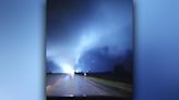 See it: Tornado tosses huge debris at storm chasing family in Oklahoma