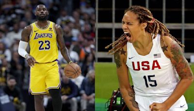 Fans in Disbelief After Brittney Griner-LeBron James Height Difference Goes Viral: ‘Wow BG Is Taller’