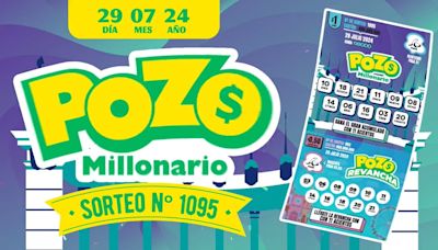 Pozo Millonario - sorteo 1095: Estos son los números ganadores del lunes, 29 de julio de 2024