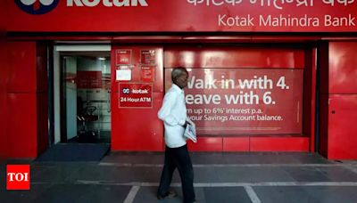 Kotak Mahindra Bank increases customer base, customer assets by 20% YoY - Times of India