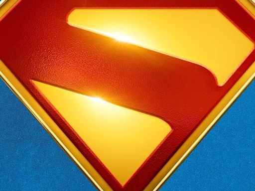 SUPERMAN: James Gunn Unveils Official Logo For The Movie One Year Before It Swoops Into Theaters