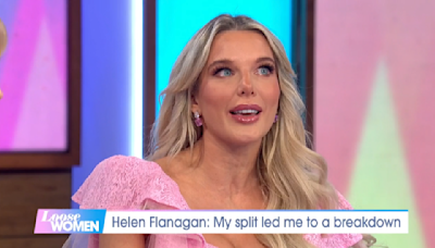 Helen Flanagan breaks down in tears discussing Scott Sinclair split