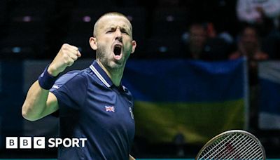 Davis Cup 2024: Dan Evans puts Great Britain ahead against Finland