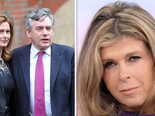 Kate Garraway sends support to Gordon Brown's wife after 'scary' hospital dash