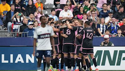 Aun sin Messi ni Suárez, Inter Miami se impone 2-1 en su visita a Vancouver