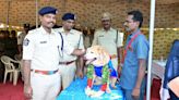 Police dog retires, felicitated for years of faithful service