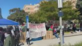 Pro-Palestinian protest encampment grows at UC Irvine