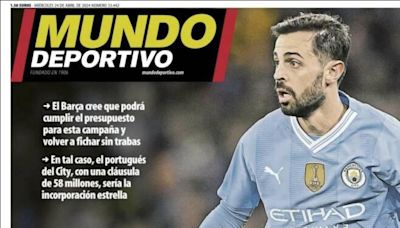 Bernardo Silva y Mbappé, protagonistas de las portadas de hoy