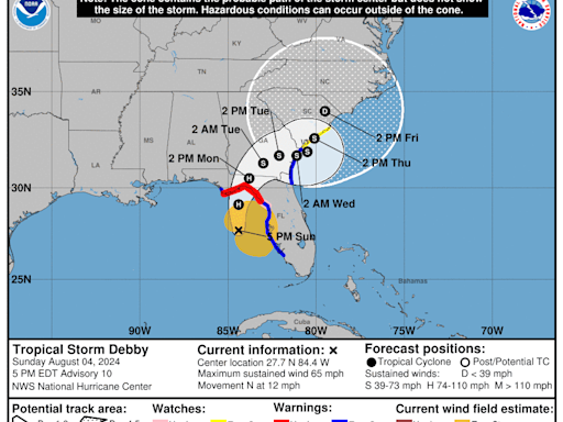 What to expect from Debby: A Florida city-by-city impact breakdown