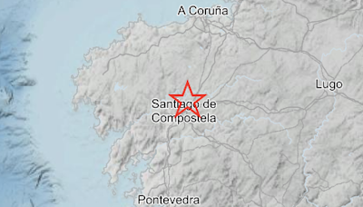 Santiago de Compostela registra un terremoto de magnitud 2