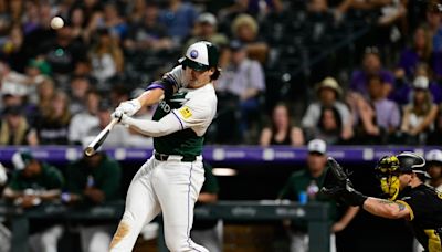 Rockies’ big night: Hunter Goodman blasts two homers, Michael Toglia hits a grand slam and Ryan McMahon steals home